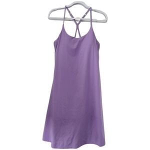 Lavender Tennis Midi Dress w/ Built-In Bodysuit Sz L Athletic Sporty Preppy